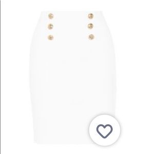 Emilio Pucci cotton blend twill skirt, size 10